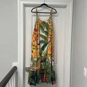 New with Tags Farm Rio Banana Print Maxi